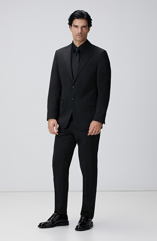 Loro Piana Limited Siyah Yün Takım Elbise