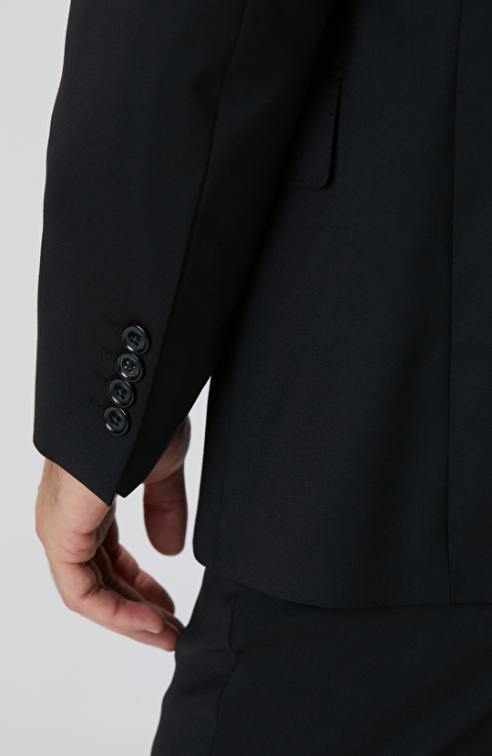 Loro Piana Limited Siyah Yün Takım Elbise