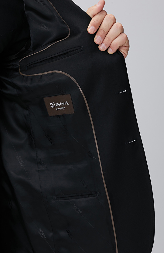 Loro Piana Limited Siyah Yün Takım Elbise