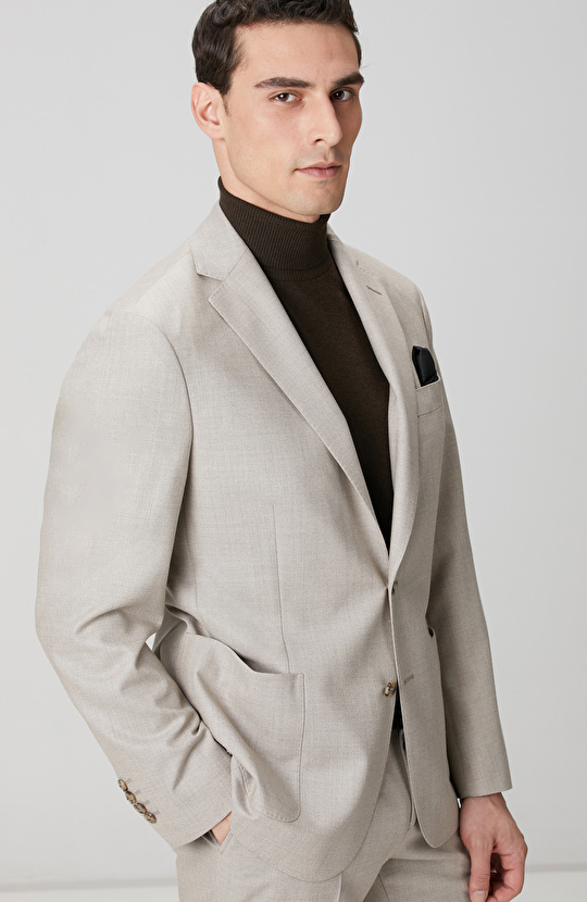 Limited Loro Piana Kumaşından Üretilmiş Yün Takım Elbise