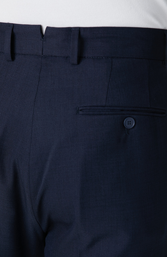 Lacivert Jakarlı Pantolon