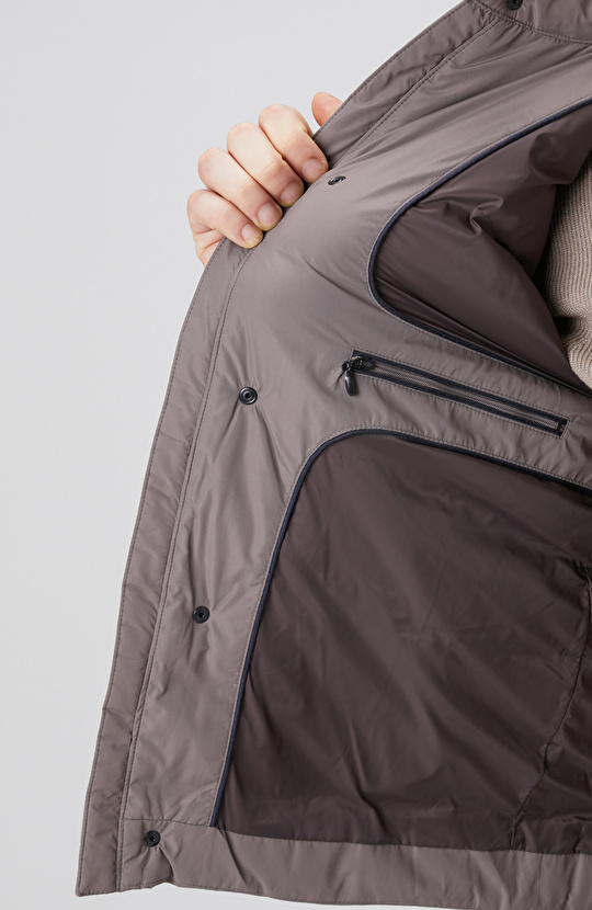 Vizon Ray Kapitoneli Casual Yelek