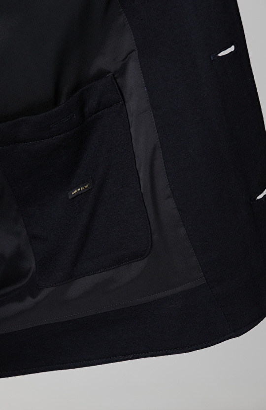 Siyah Yün Mix Dış Gömlek