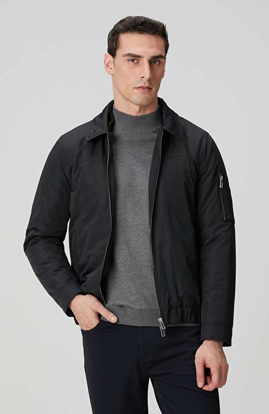 Siyah Bomber Mont Siyah Bomber Mont