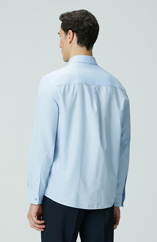 Mavi Oxford Gömlek