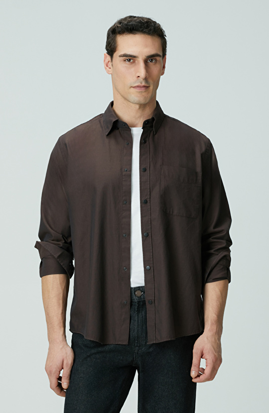 Kahverengi Oxford Gömlek