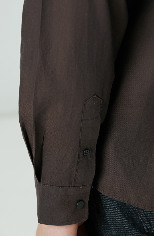 Kahverengi Oxford Gömlek