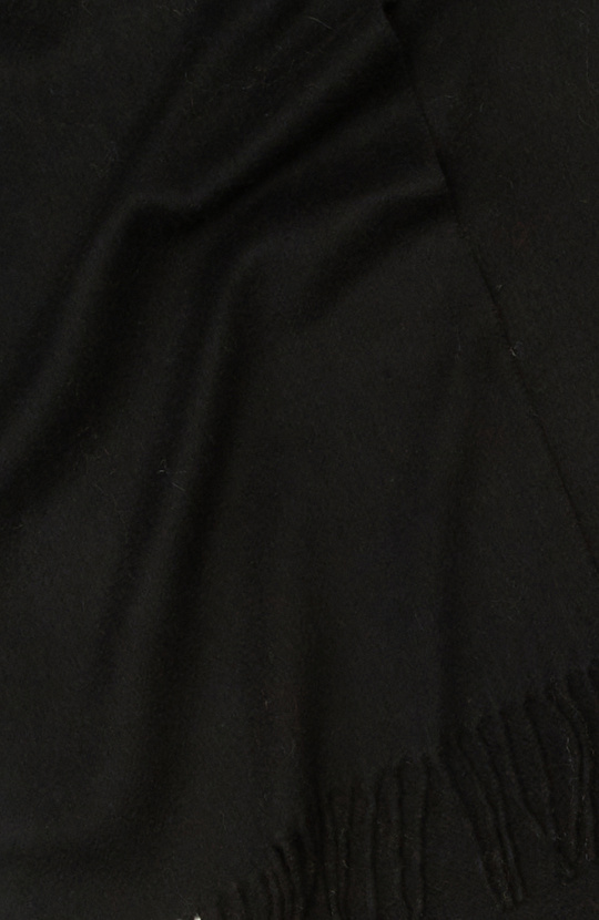 Siyah Kadın Kaşmir Atkı