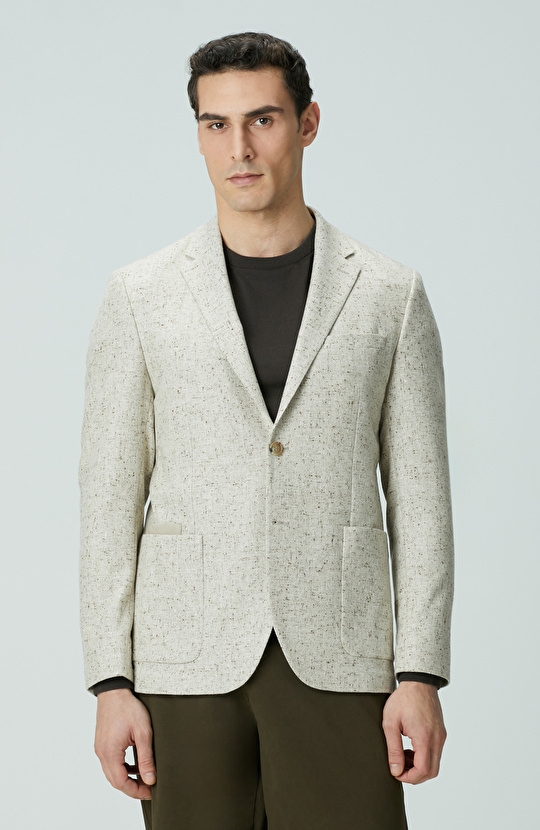 Limited Loro Piana Bej Yün Ceket