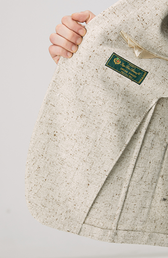 Limited Loro Piana Kumaşından Üretilen Bej Yün Ceket