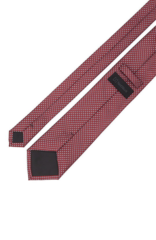 Bordo Desenli Kravat