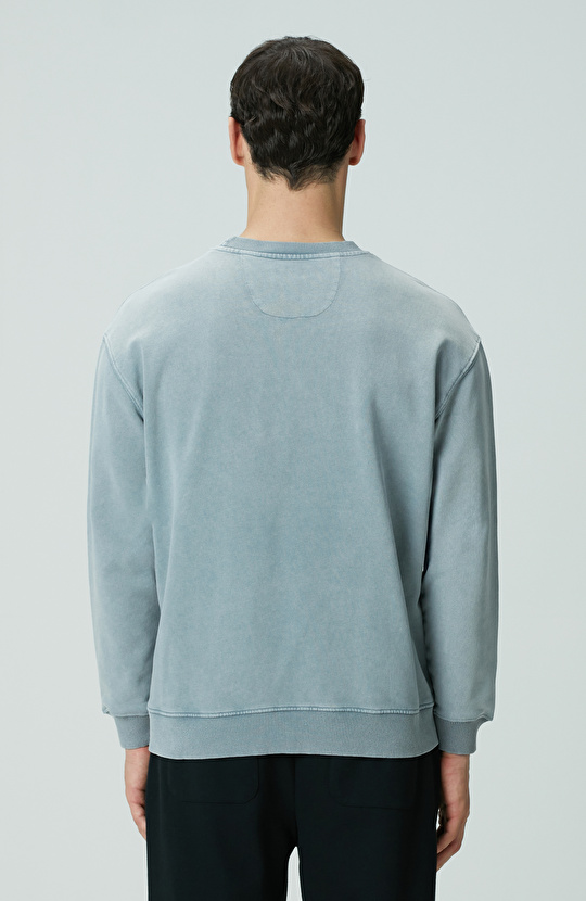 Mavi Armalı Sweatshirt