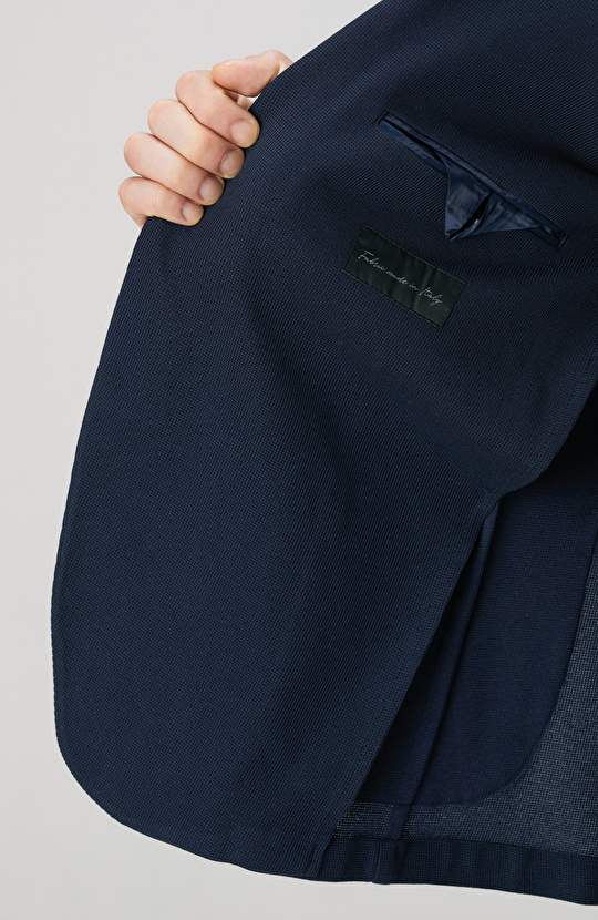 Lacivert Armürlü Ceket