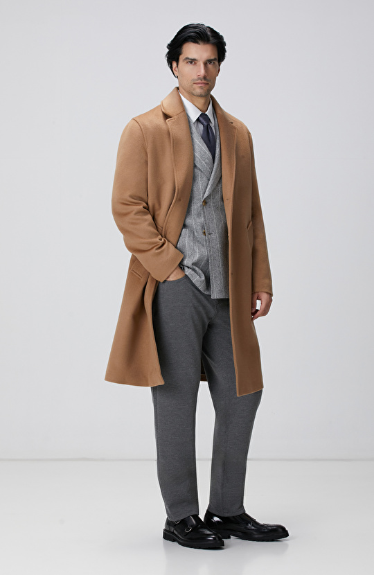 Limited Ermenegildo Zegna Kumaşından İpek Yün Karışımlı Takım Elbise