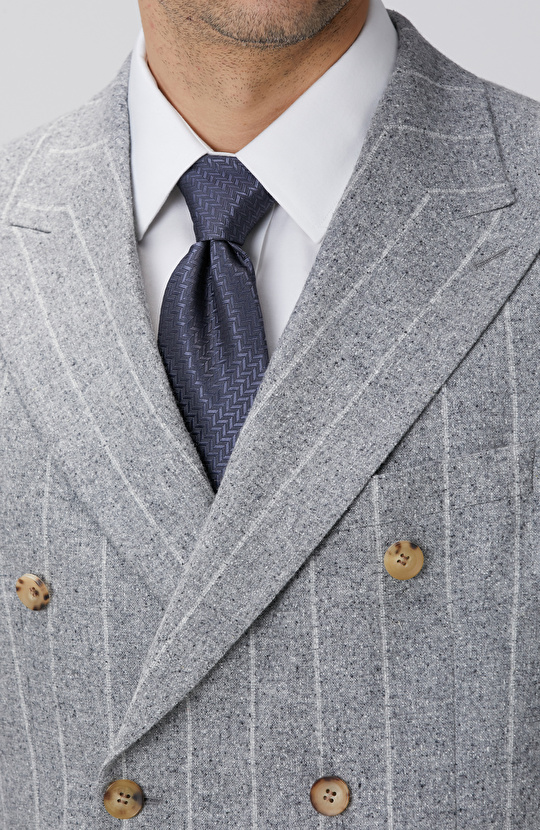 Limited Ermenegildo Zegna Kumaşından İpek Yün Karışımlı Takım Elbise