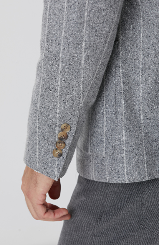 Limited Ermenegildo Zegna Kumaşından İpek Yün Karışımlı Takım Elbise