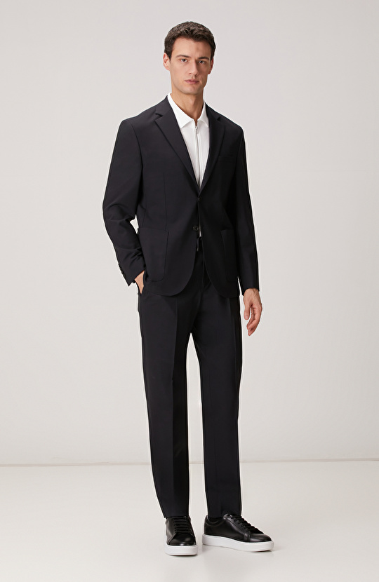 N-Tech Lacivert Yün Takım Elbise