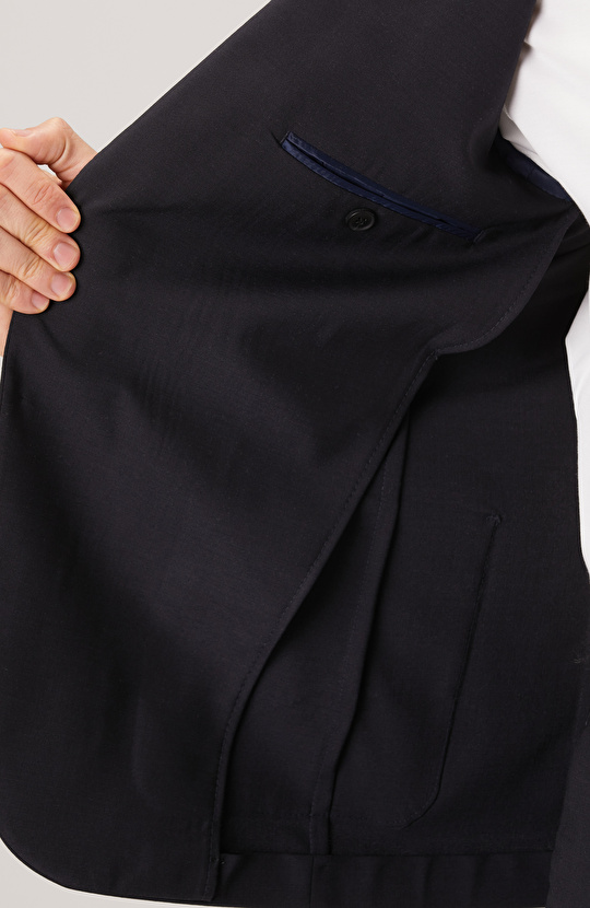 N-Tech Lacivert Yün Takım Elbise