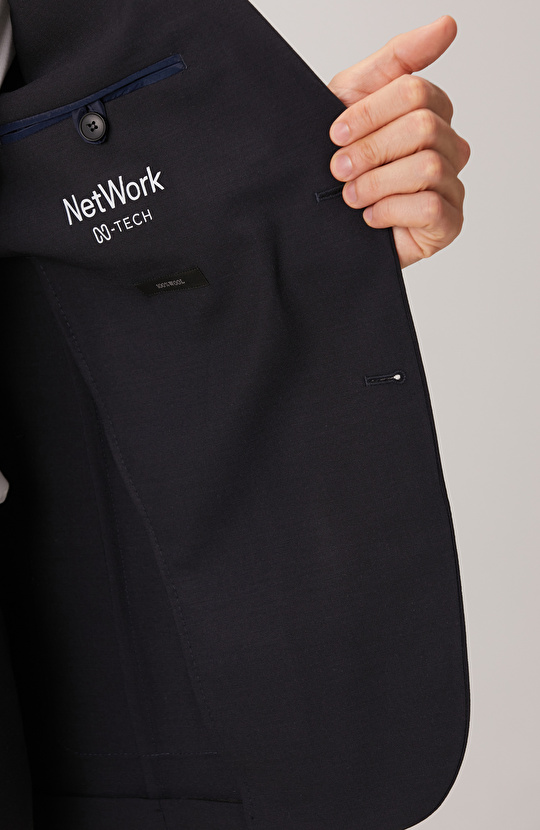 N-Tech Lacivert Yün Takım Elbise