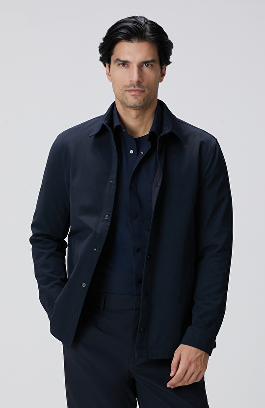 N-Tech Lacivert Dış Gömlek