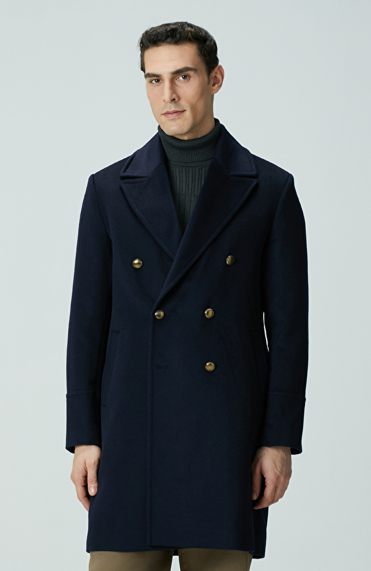 Limited Yün Kruvaze Palto