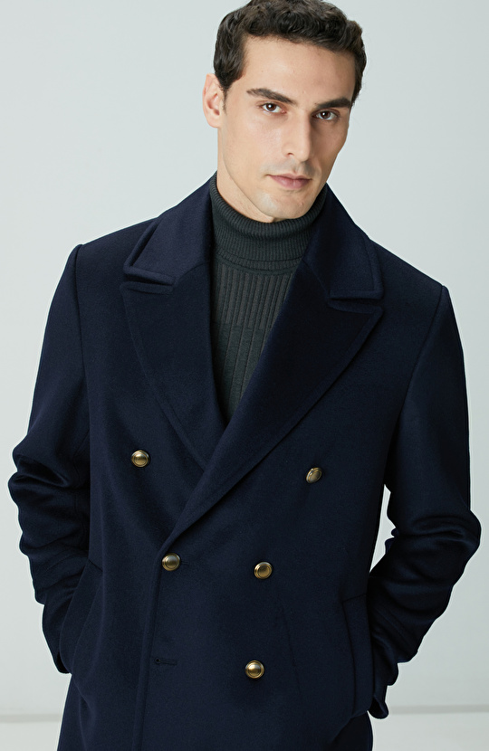 Limited Yün Kruvaze Palto