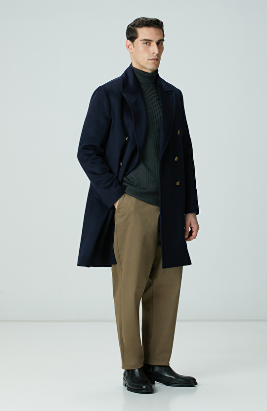 Limited Yün Kruvaze Palto