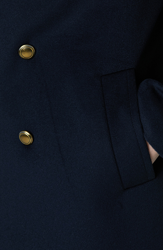 Limited Yün Kruvaze Palto