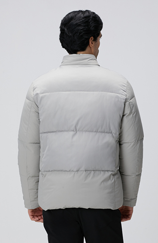 N-Tech Taş Dik Yaka Puffer Mont