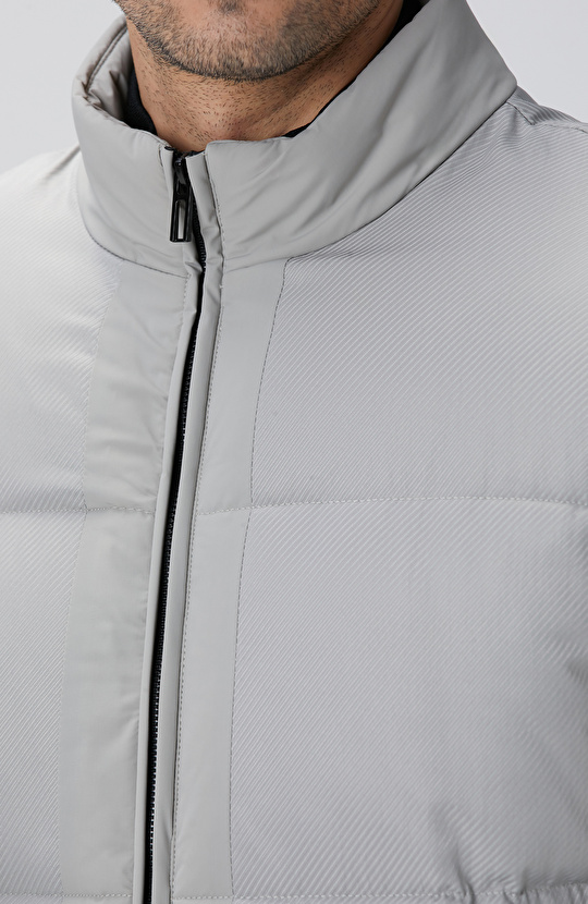 N-Tech Taş Dik Yaka Puffer Mont