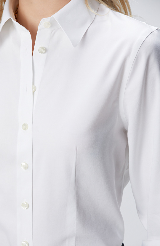 Non-Iron Beyaz Gömlek