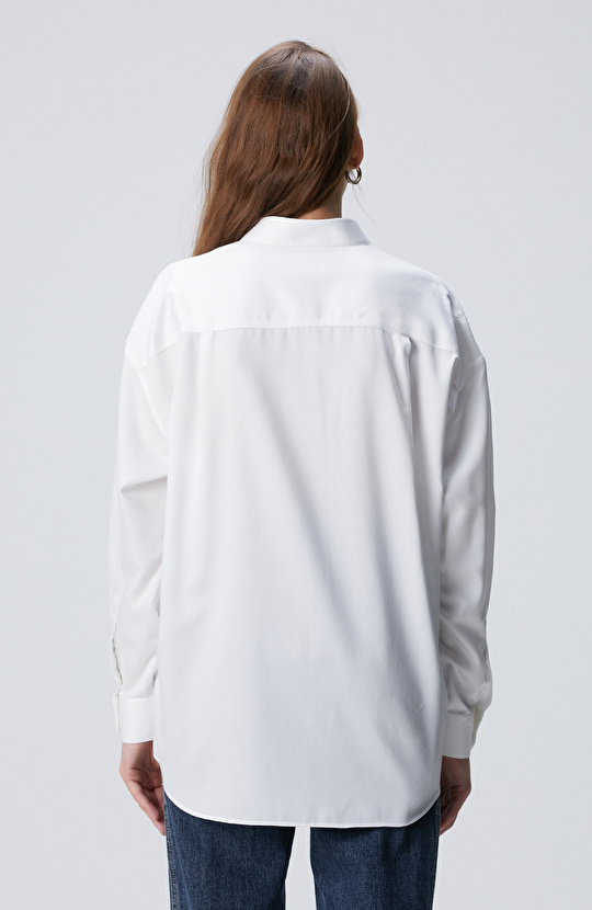 Beyaz Non-Iron Gömlek