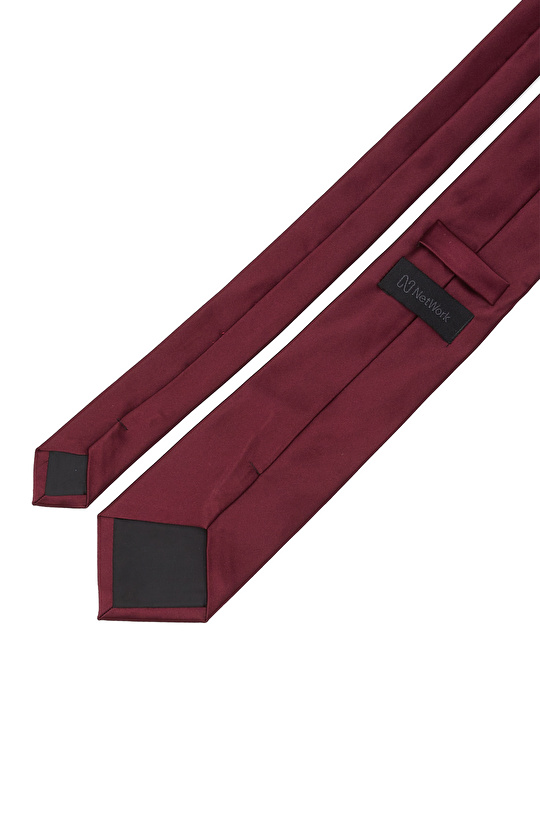 Bordo Desenli Kravat