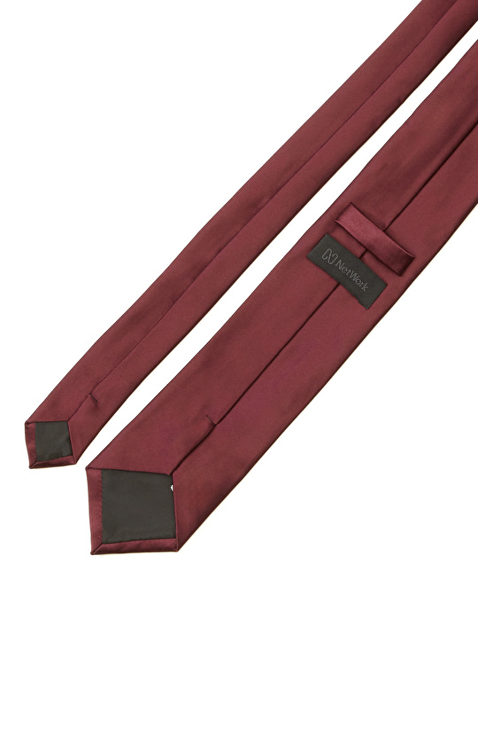 Bordo Desenli Kravat