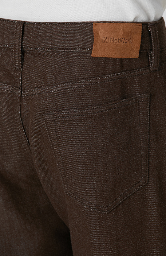 Kahverengi Denim Pantolon