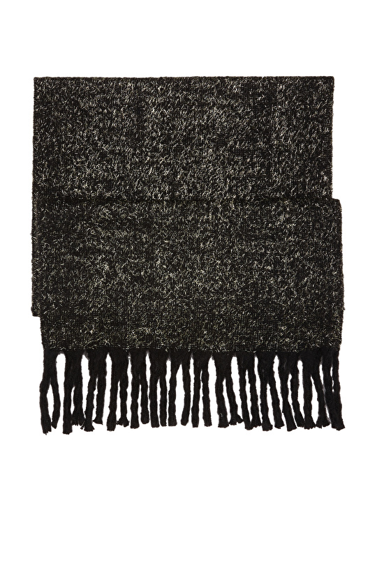 Siyah Lureksli Kadın Atkı