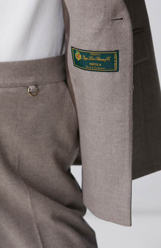 Limited Vizon Kaşmir Karışımlı Yün Ceket