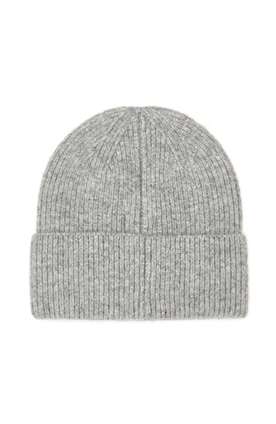 Gri Kadın Yün Karışımlı Bere