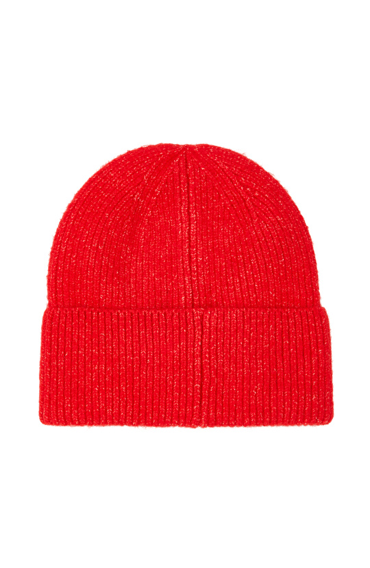 Kırmızı Kadın Yün Karışımlı Bere