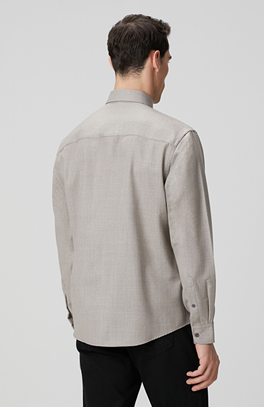 Limited Vizon Yün Karışımlı Gömlek