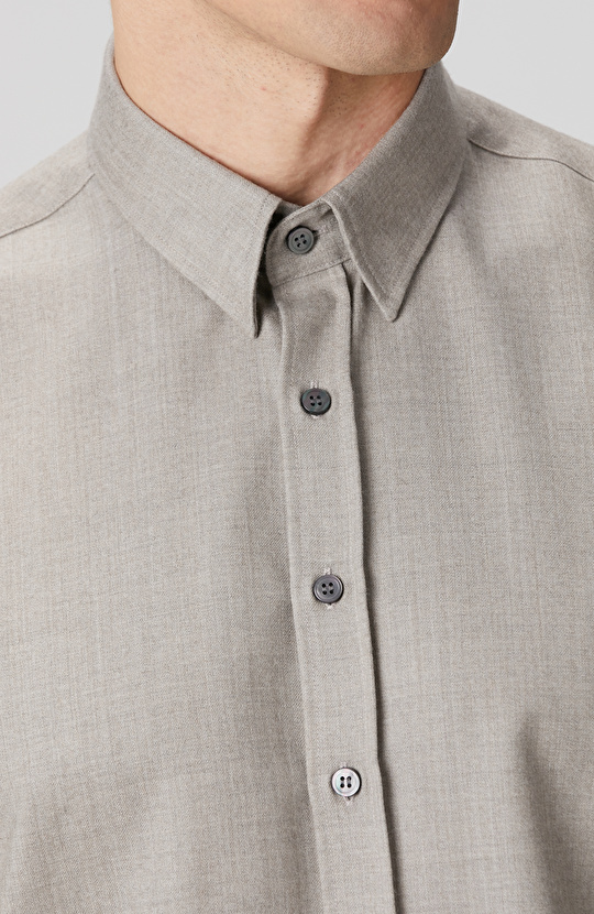 Limited Vizon Yün Karışımlı Gömlek