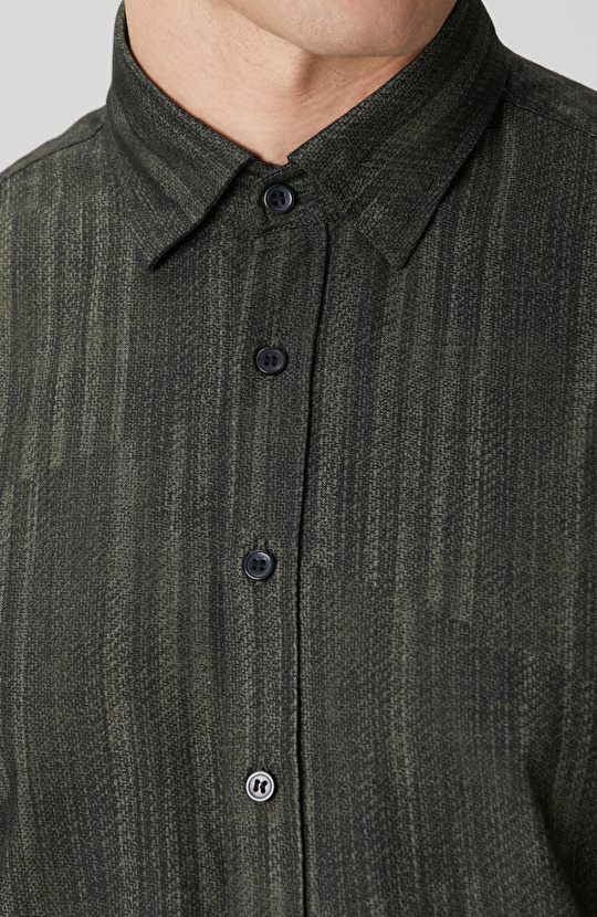 Haki Baskılı Gömlek