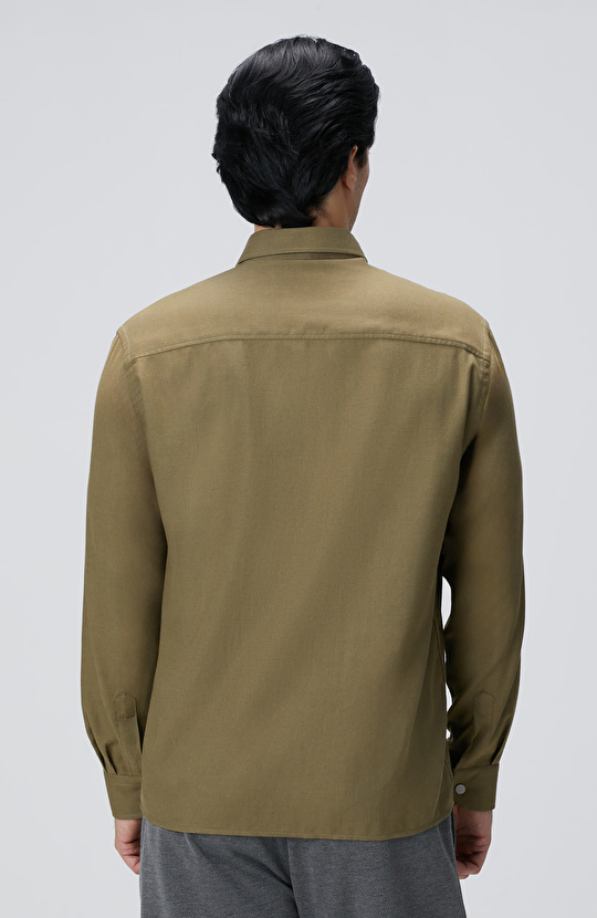 Haki Flanel Gömlek