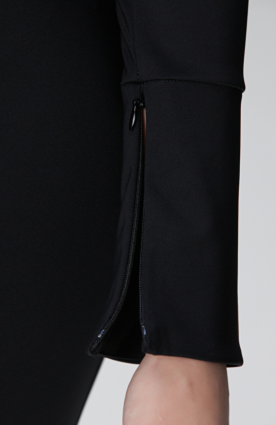 N-Tech Siyah Örme Bluz