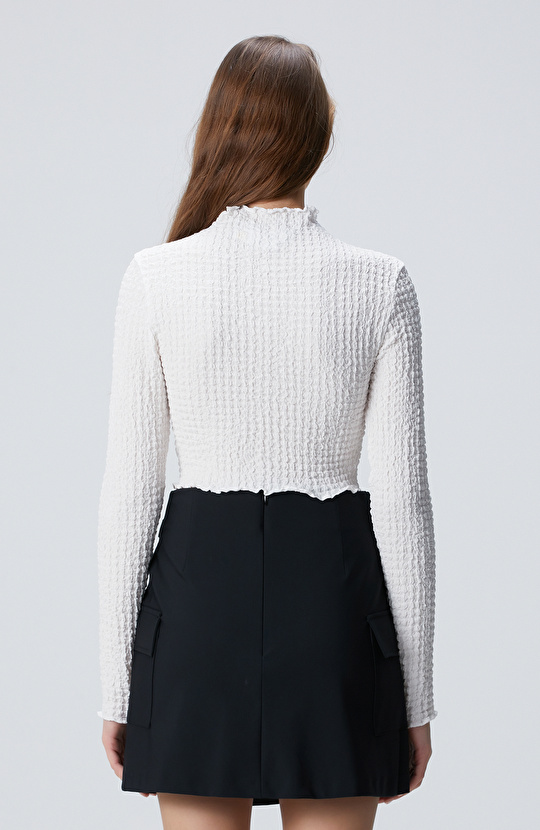 N-Tech Kırık Beyaz Bluz