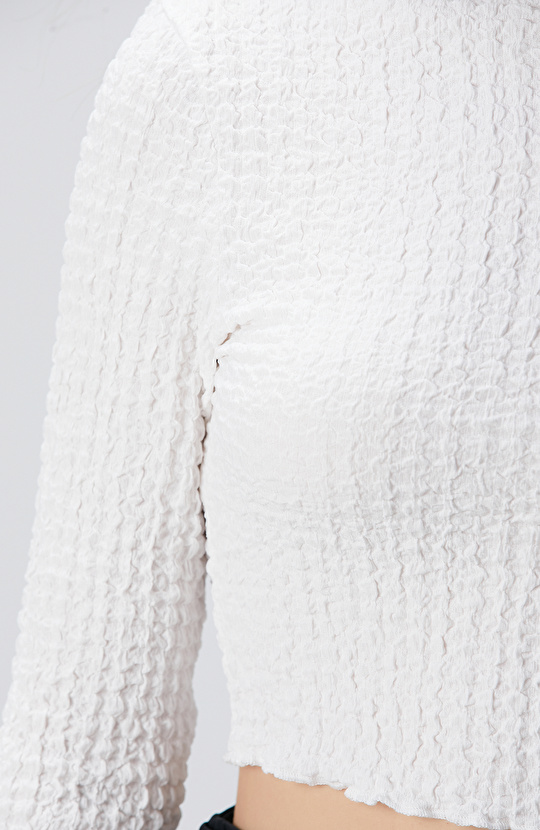 N-Tech Kırık Beyaz Bluz