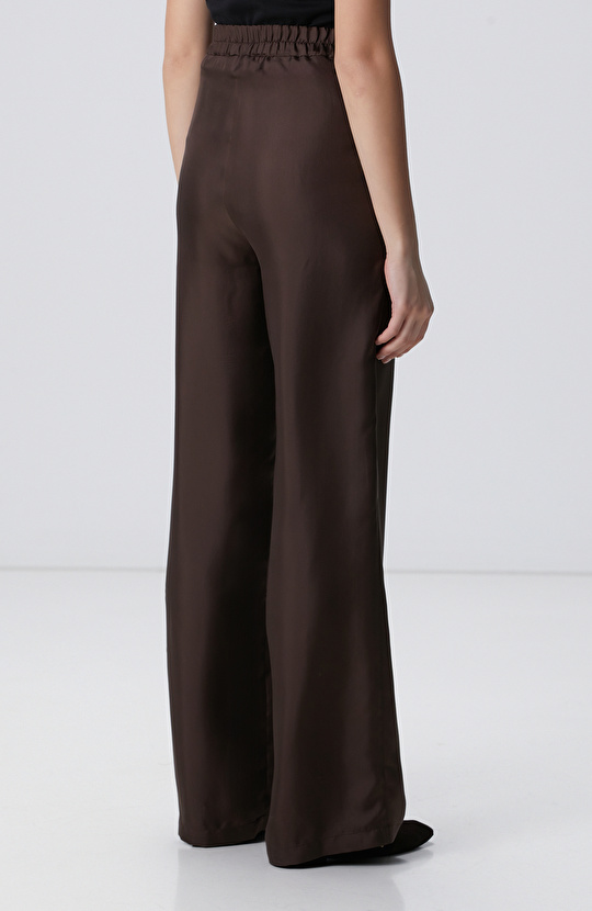 Limited Acı Kahve İpek Pantolon