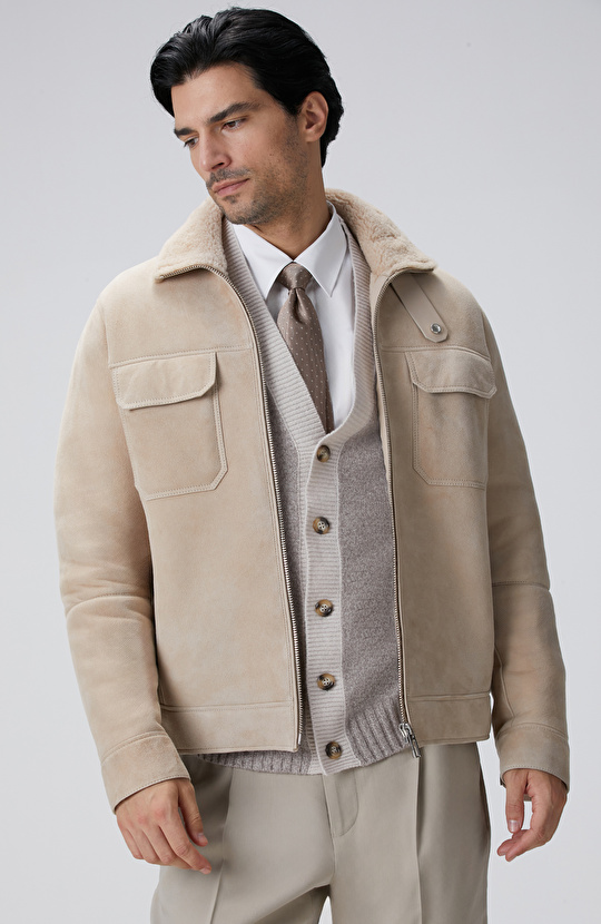 Limited Bej Deri Mont