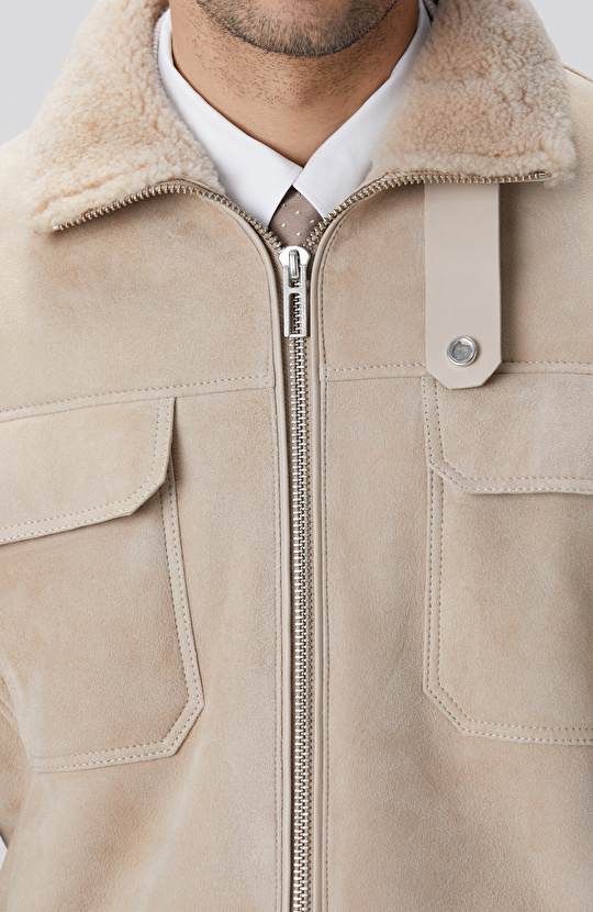 Limited Bej Deri Mont