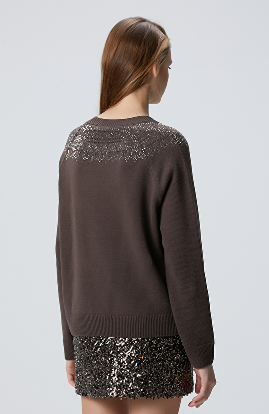 Limited Vizon Taşlı Kazak